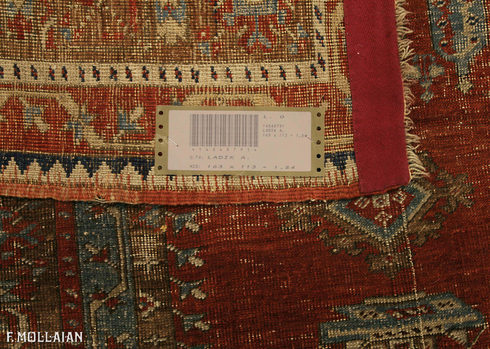 Antique Turkish Ladik Rug (163x113 cm)